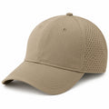 Baseballkappe One Size aus Textilgewebe in Beige mit Belüftung